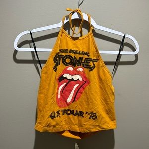Forever 21 rolling stone halter top size medium